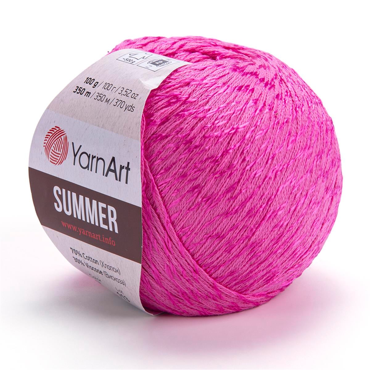 YarnArt Summer Yarn 100g 45 – Mercerized Cotton Blend Yarn for Summer Knitting & Crochet Projects