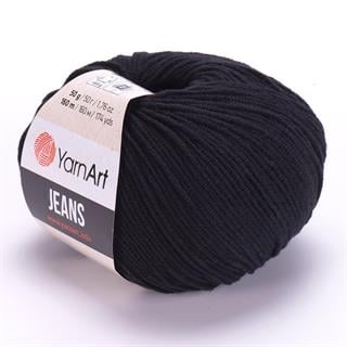 YarnArt Jeans Yarn Black 50g 53