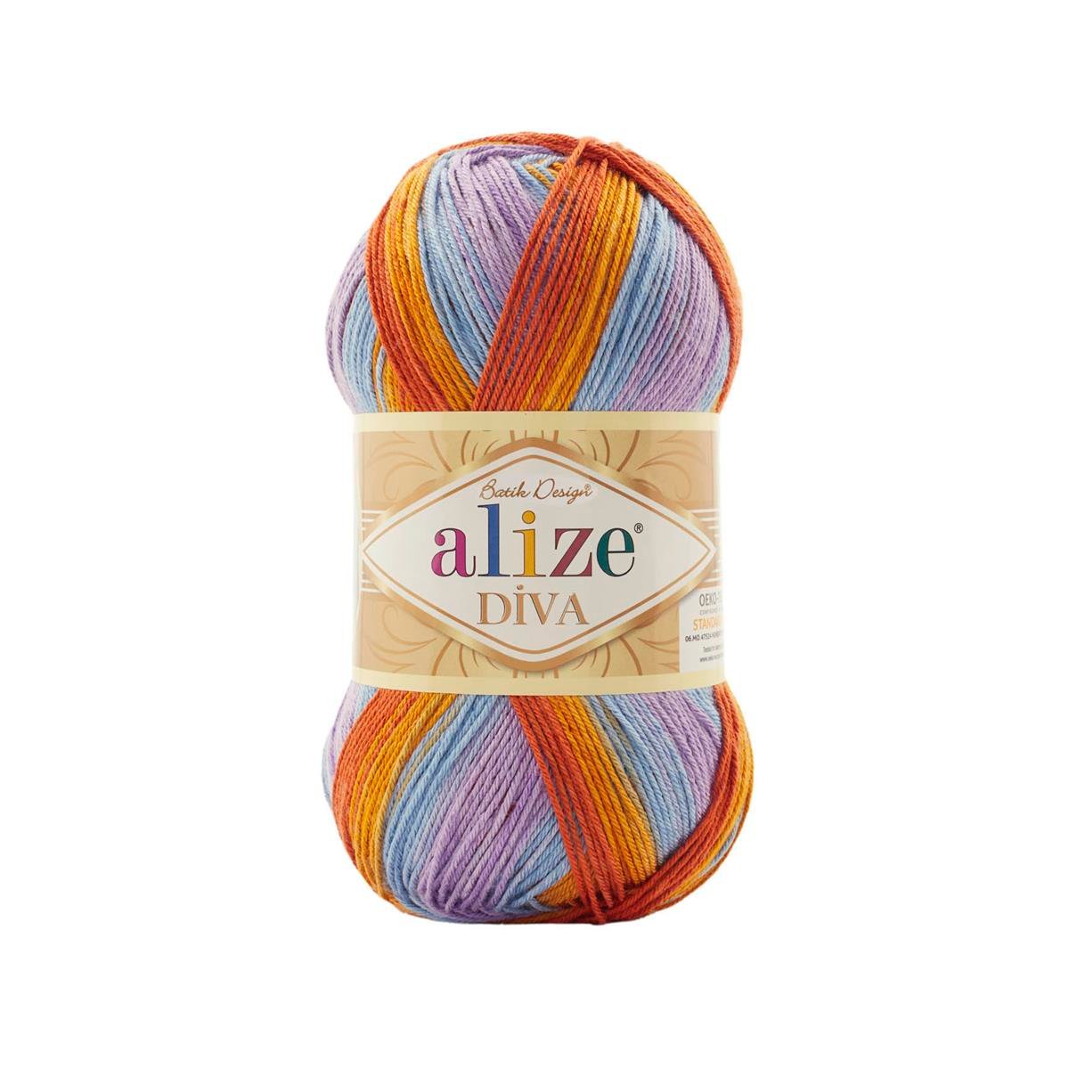 Alize Diva Batik Yarn 100g 7794