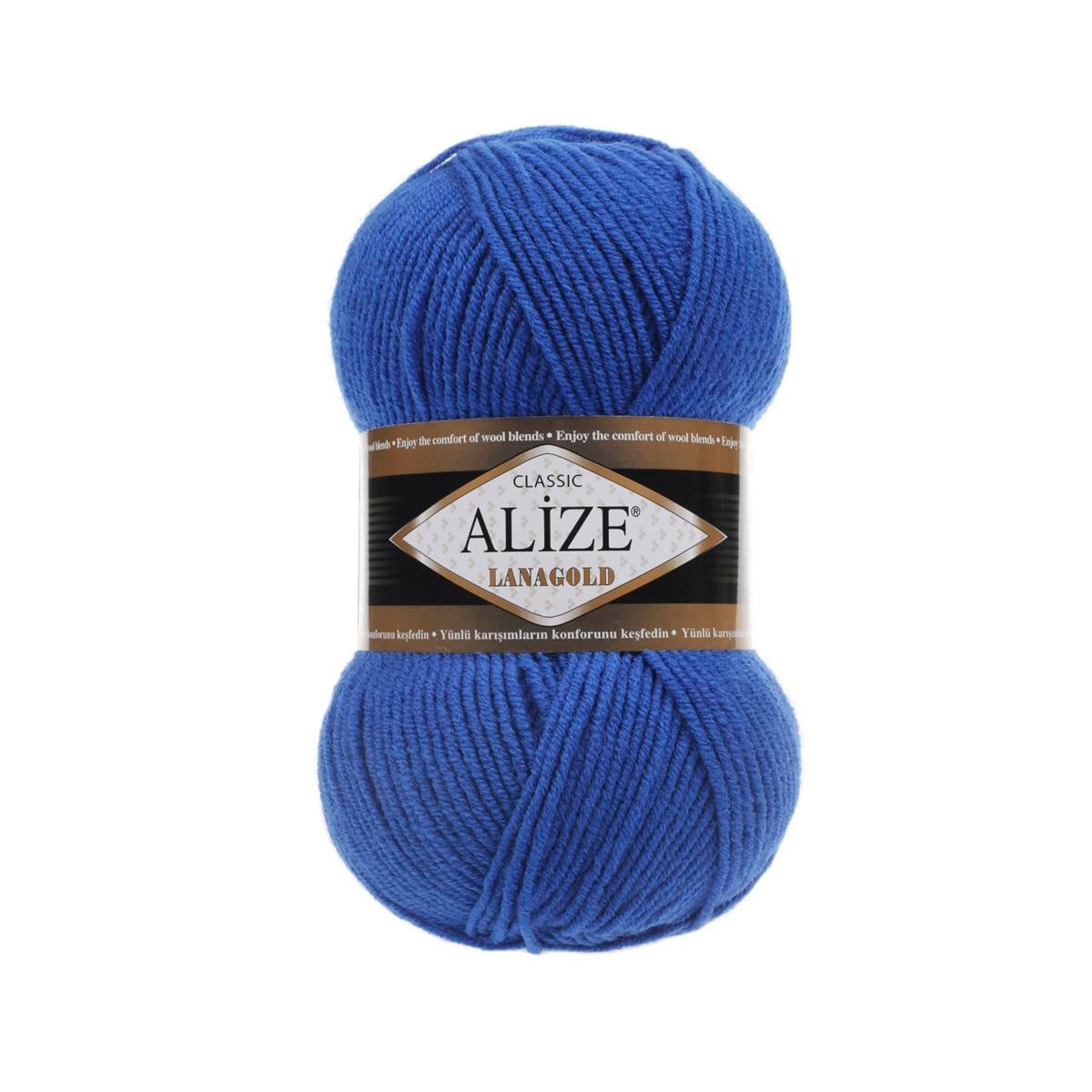 Alize Lanagold Classic Yarn 100g 141 – Wool Blend Yarn for Knitting & Crochet Projects