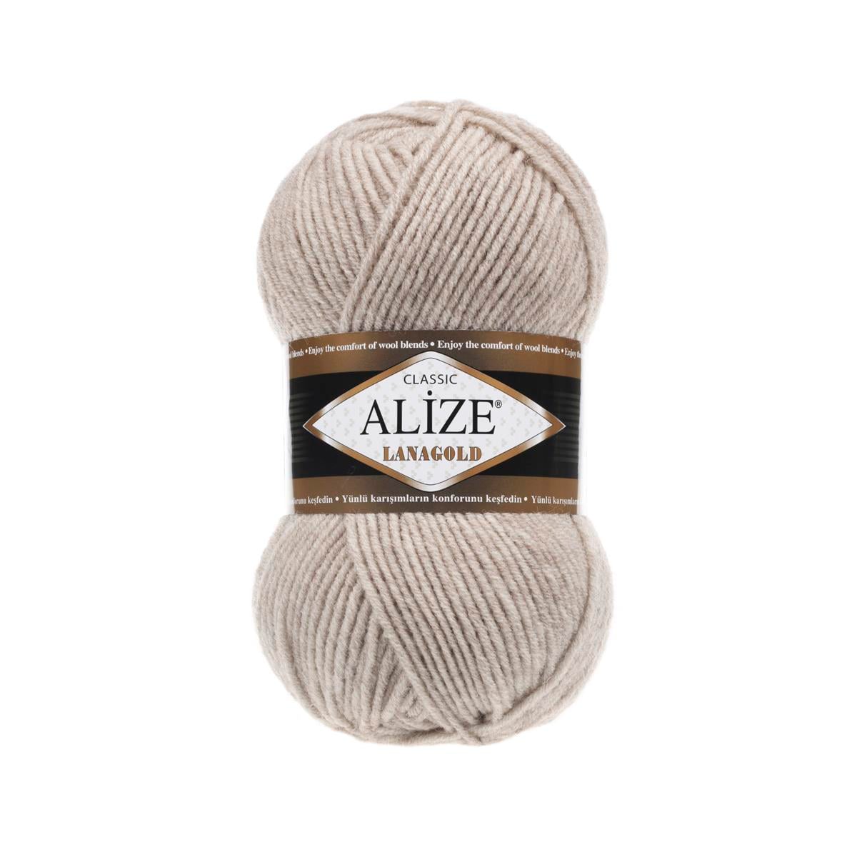 Alize Lanagold Classic Yarn 100g 152 – Wool Blend Yarn for Knitting & Crochet Projects