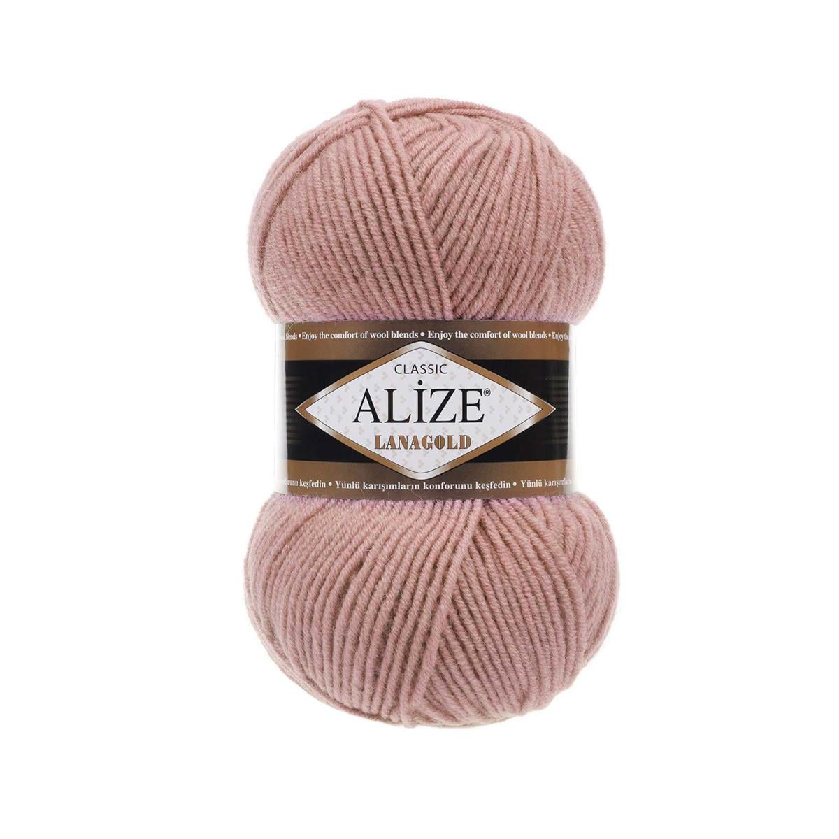 Alize Lanagold Classic Yarn 100g 173 – Wool Blend Yarn for Knitting & Crochet Projects