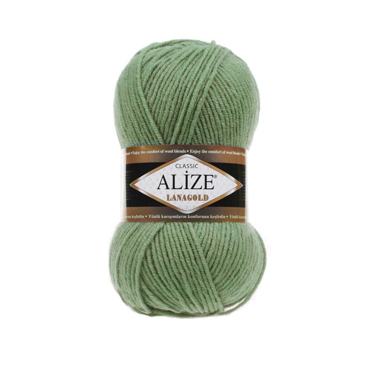 Alize Lanagold Classic Yarn 100g 180 – Wool Blend Yarn for Knitting & Crochet Projects
