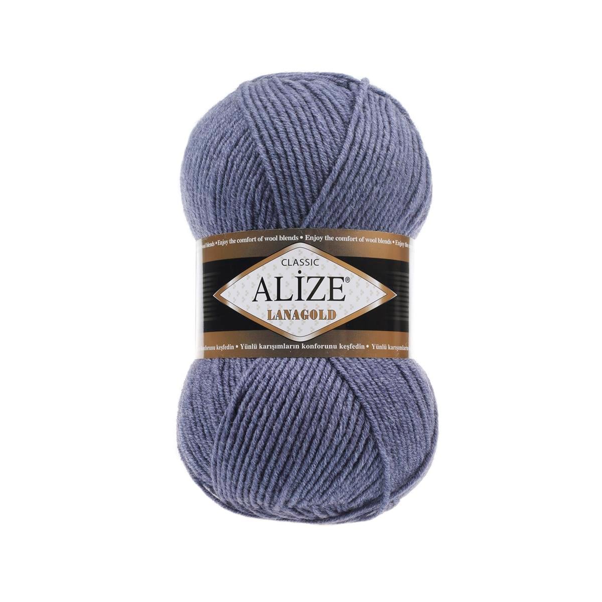 Alize Lanagold Classic Yarn 100g 203 – Wool Blend Yarn for Knitting & Crochet Projects