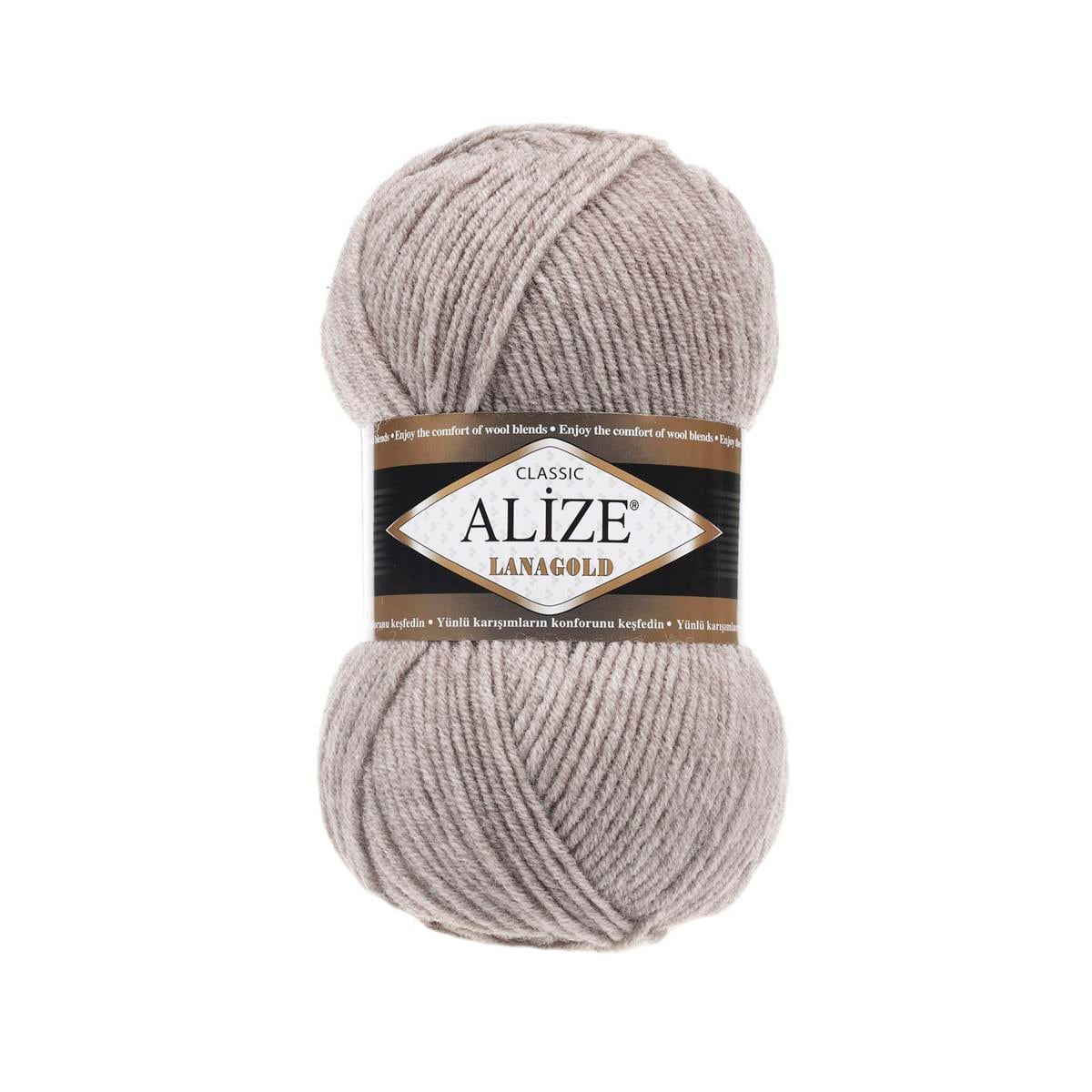 Alize Lanagold Classic Yarn 100g 207 – Wool Blend Yarn for Knitting & Crochet Projects