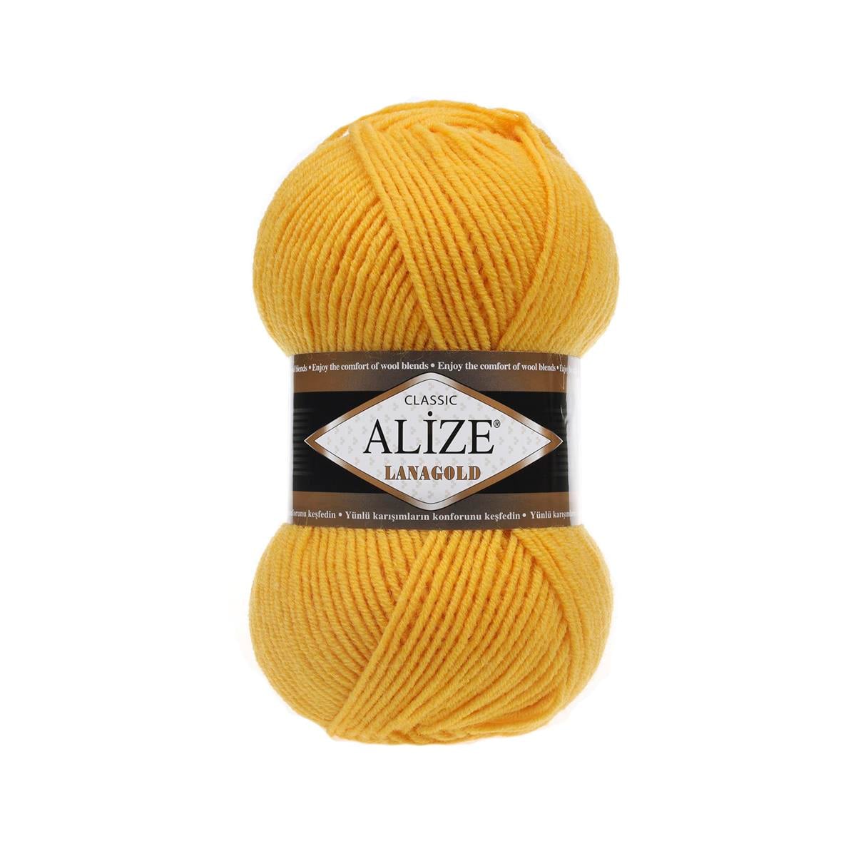 Alize Lanagold Classic Yarn 100g 216 – Wool Blend Yarn for Knitting & Crochet Projects