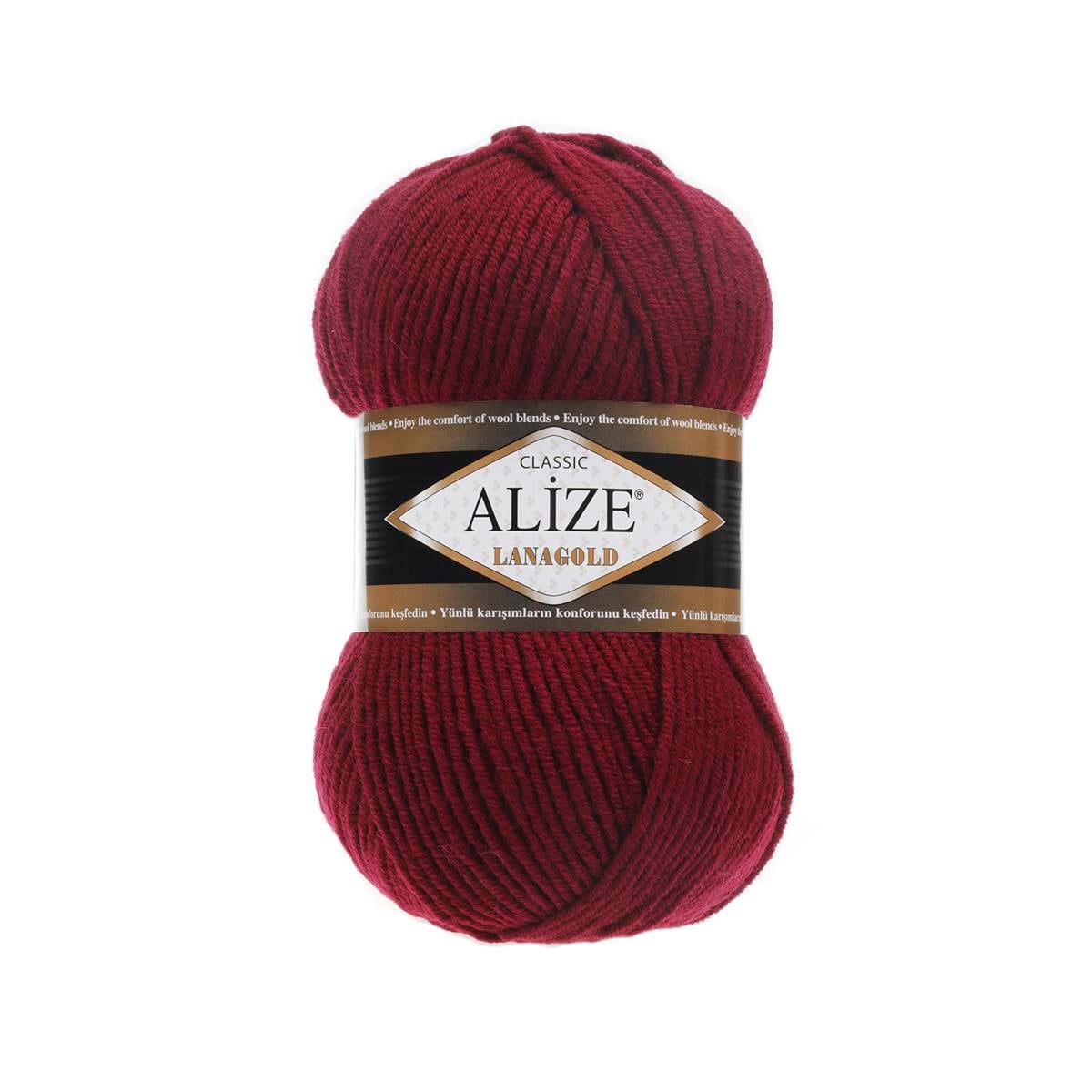 Alize Lanagold Classic Yarn 100g 57 – Wool Blend Yarn for Knitting & Crochet Projects