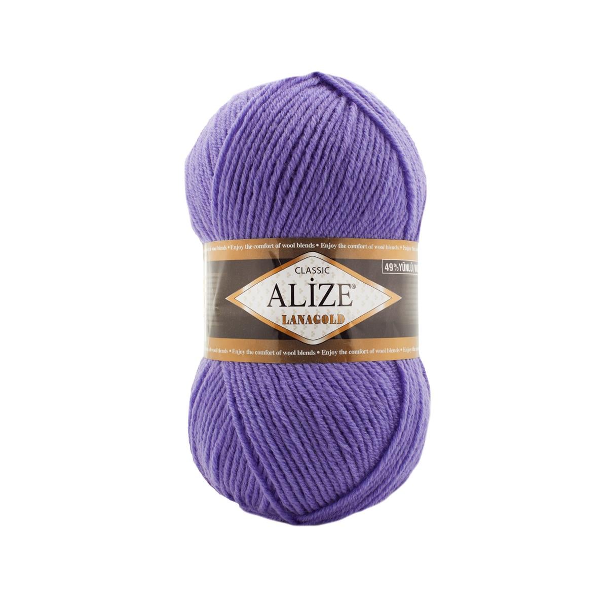 Alize Lanagold Classic Yarn 100g 851 – Wool Blend Yarn for Knitting & Crochet Projects