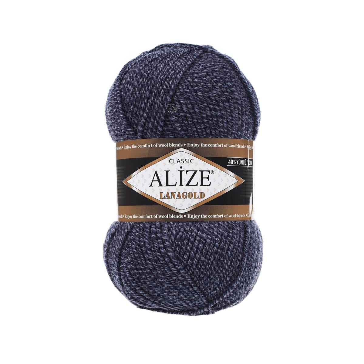 Alize Lanagold Classic Yarn 100g 901 – Wool Blend Yarn for Knitting & Crochet Projects