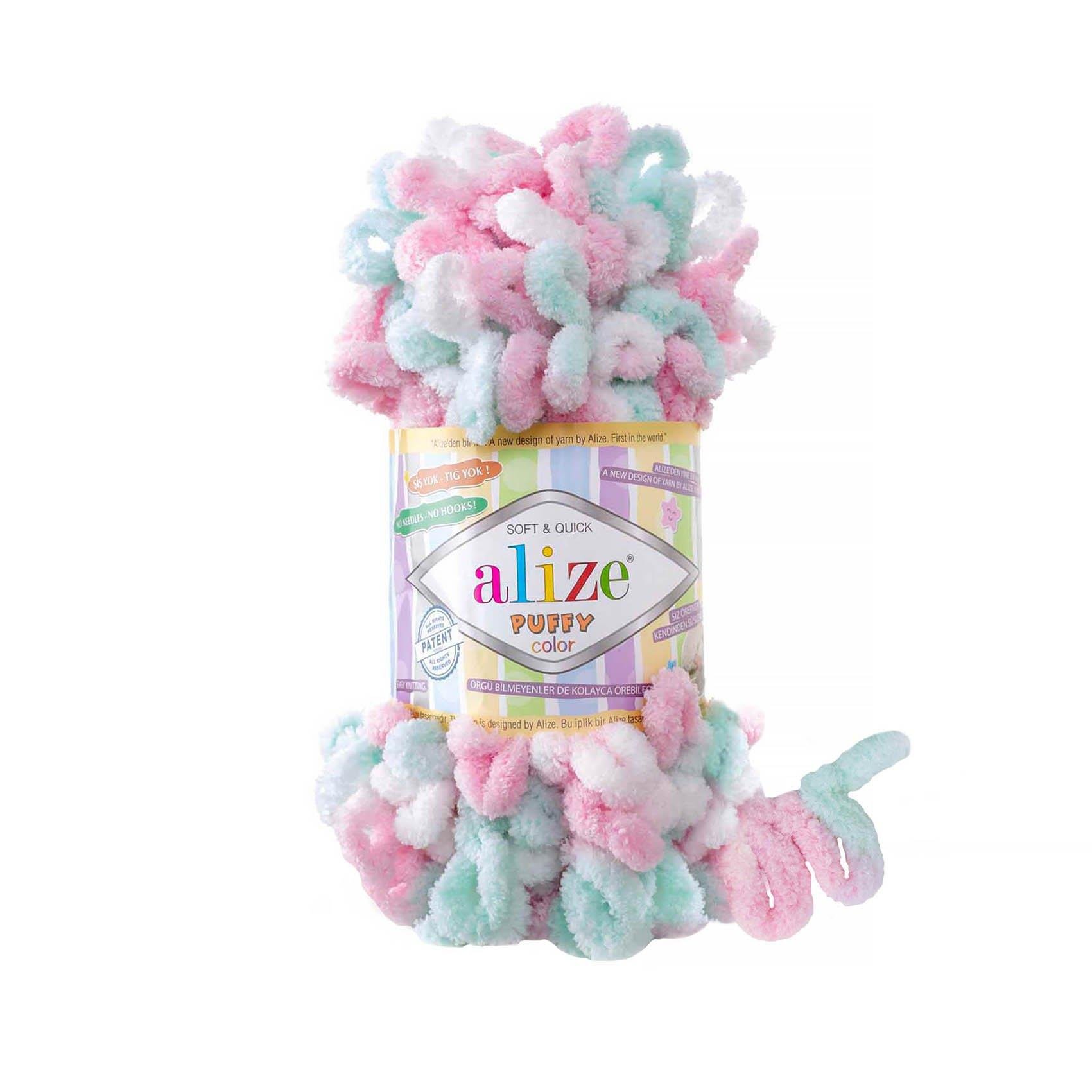 Alize Puffy Color Loop Yarn 100g 6052