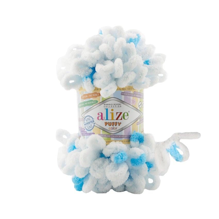 Alize Puffy Color Loop Yarn 100g 6472