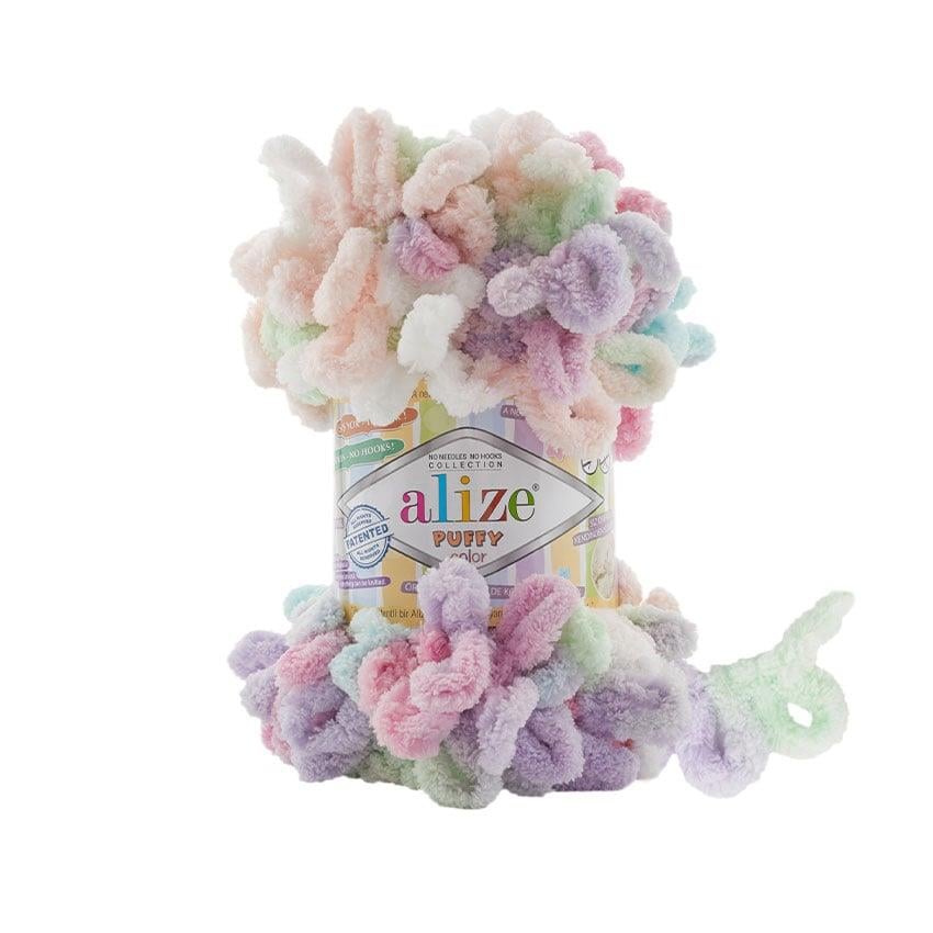 Alize Puffy Color Loop Yarn 100g 6526