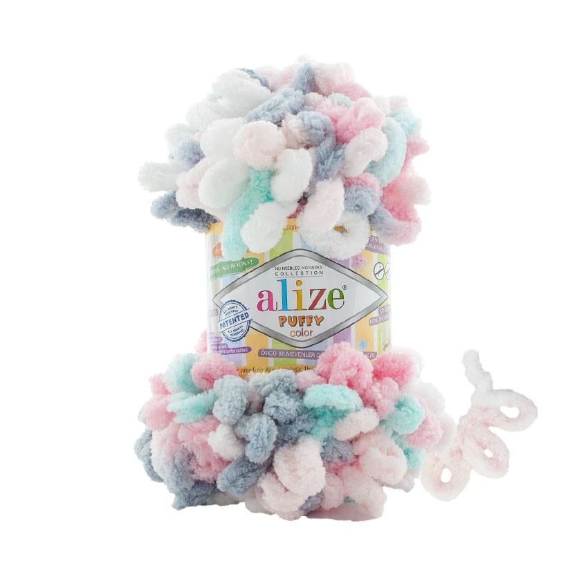Alize Puffy Color Loop Yarn 100g 6529