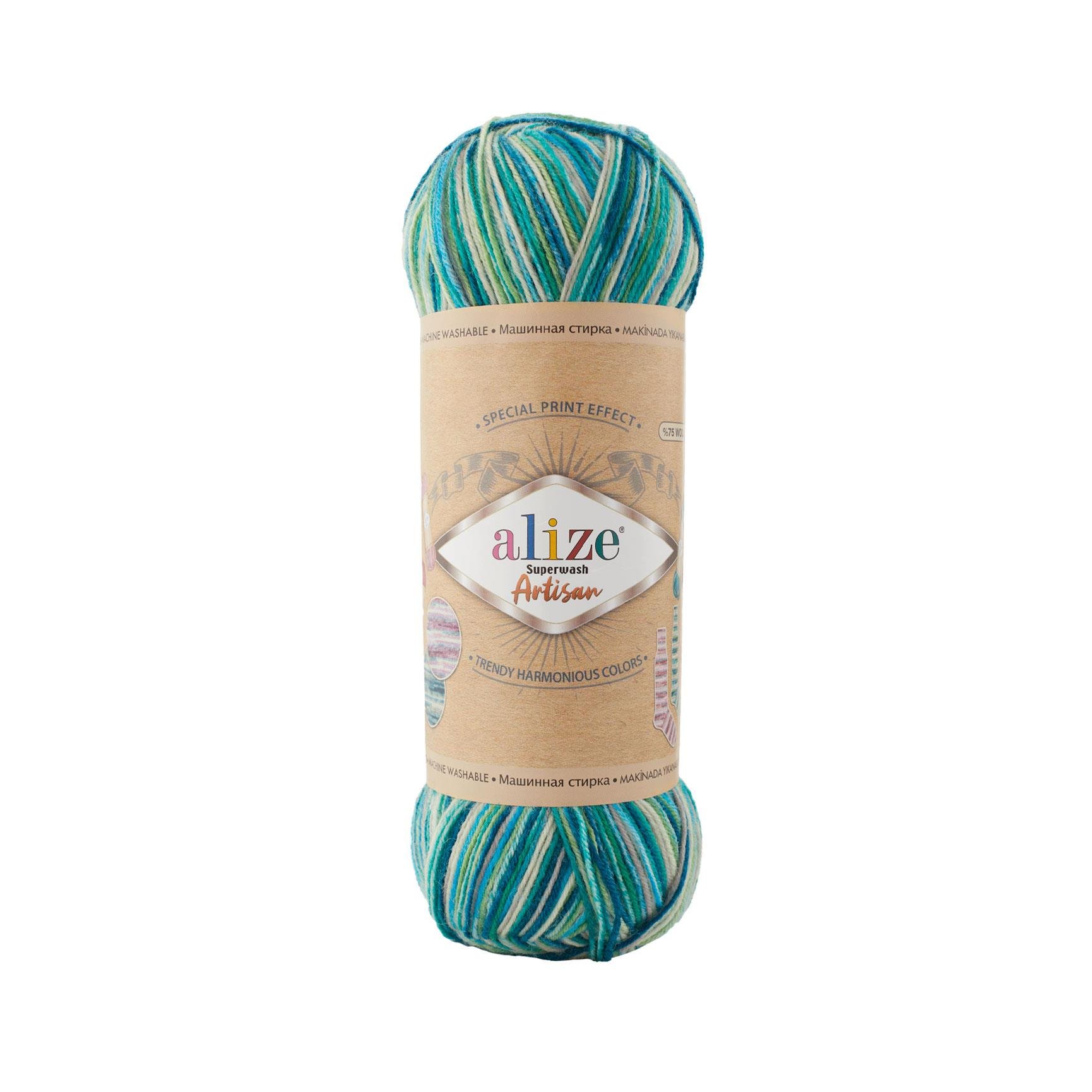 Alize Superwash Artisan Yarn 100g 9001