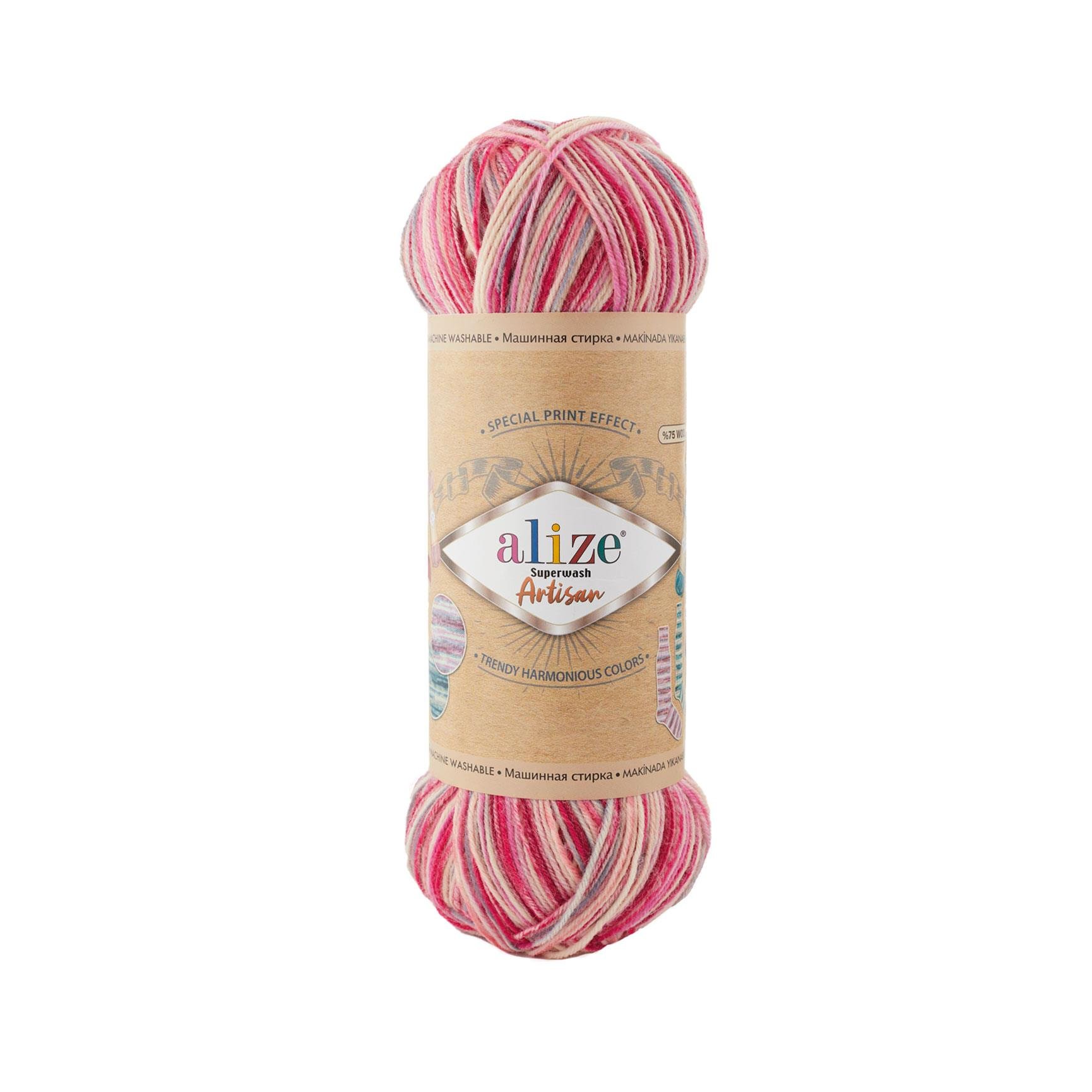 Alize Superwash Artisan Yarn 100g 9002