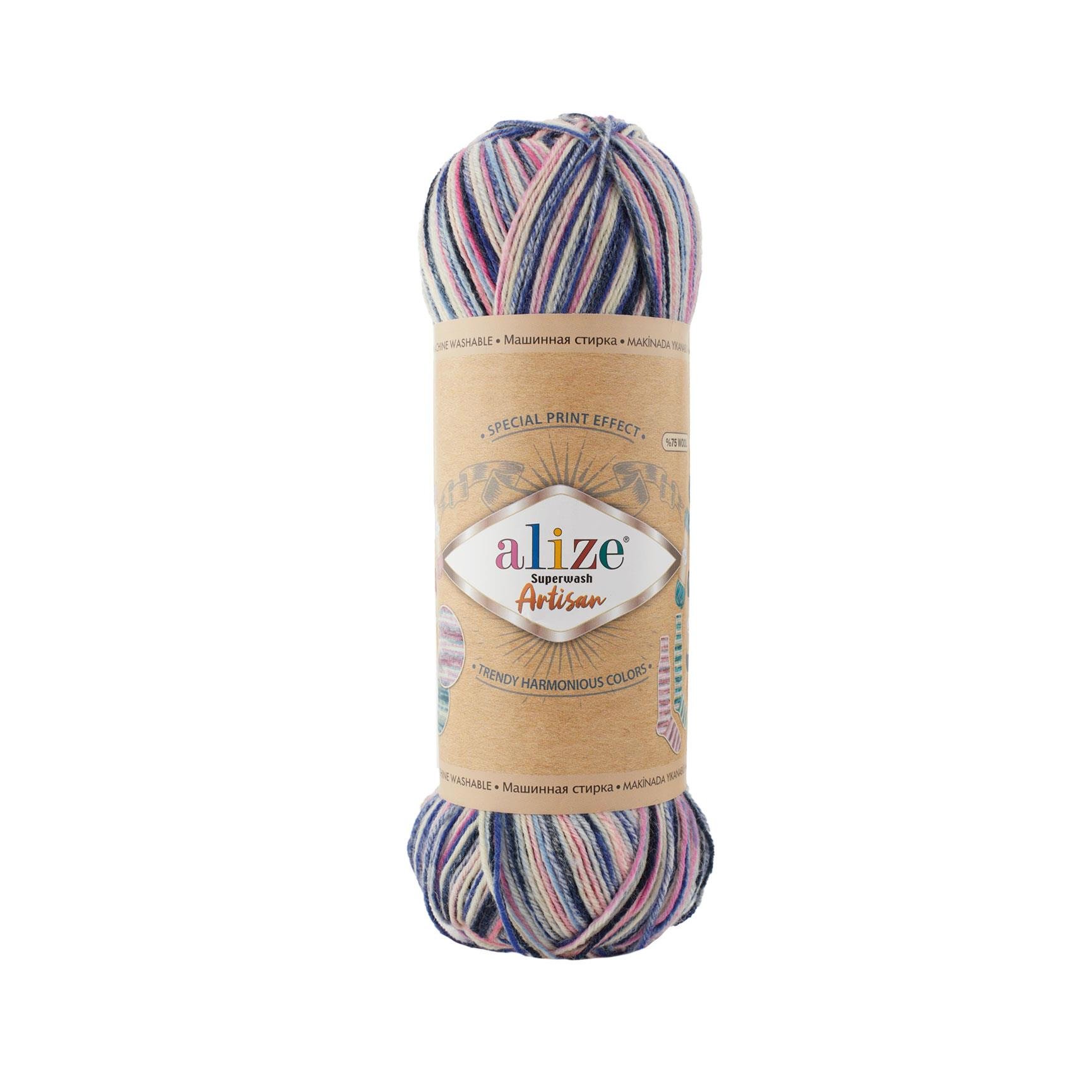 Alize Superwash Artisan Yarn 100g 9004