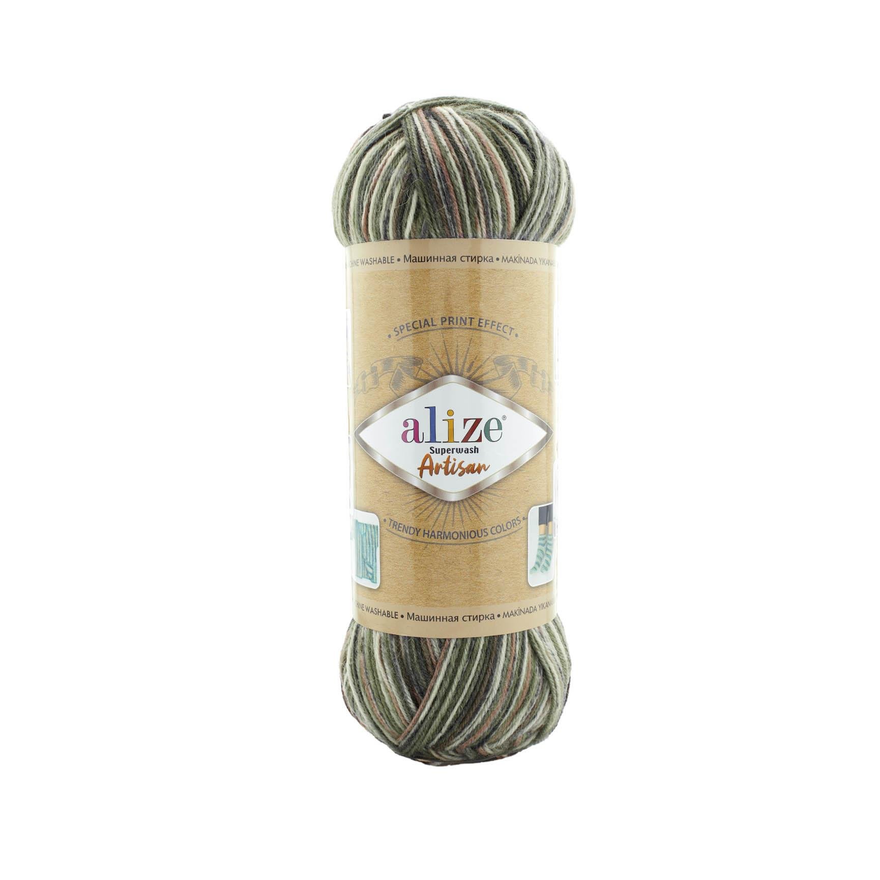 Alize Superwash Artisan Yarn 100g 9014