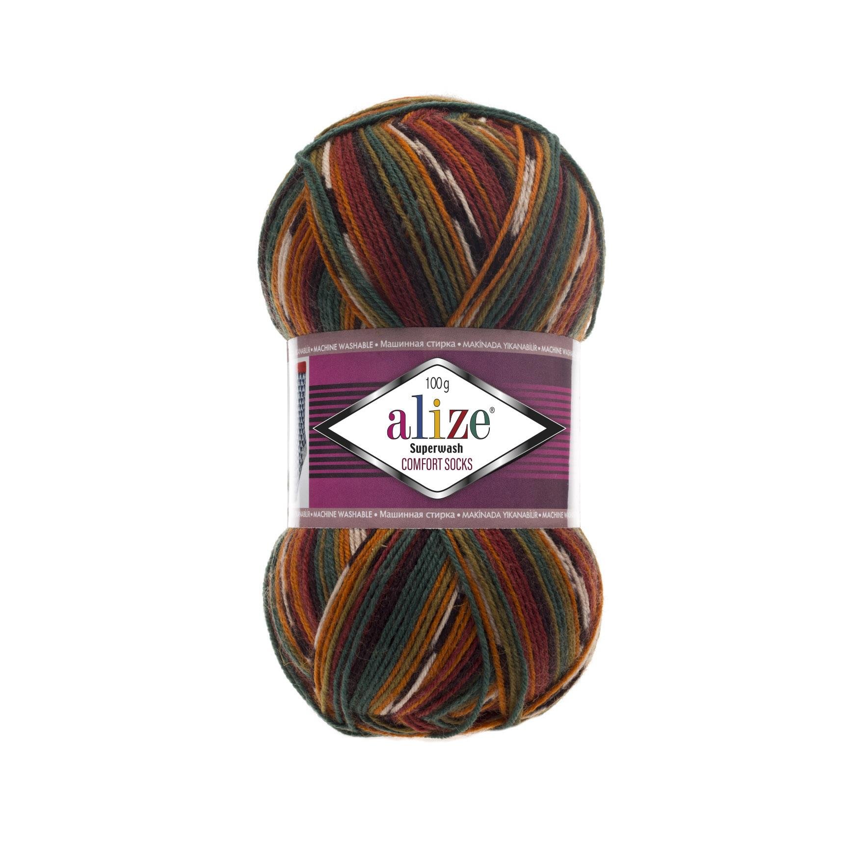 Alize Superwash Comfort Socks Yarn 100g 4447