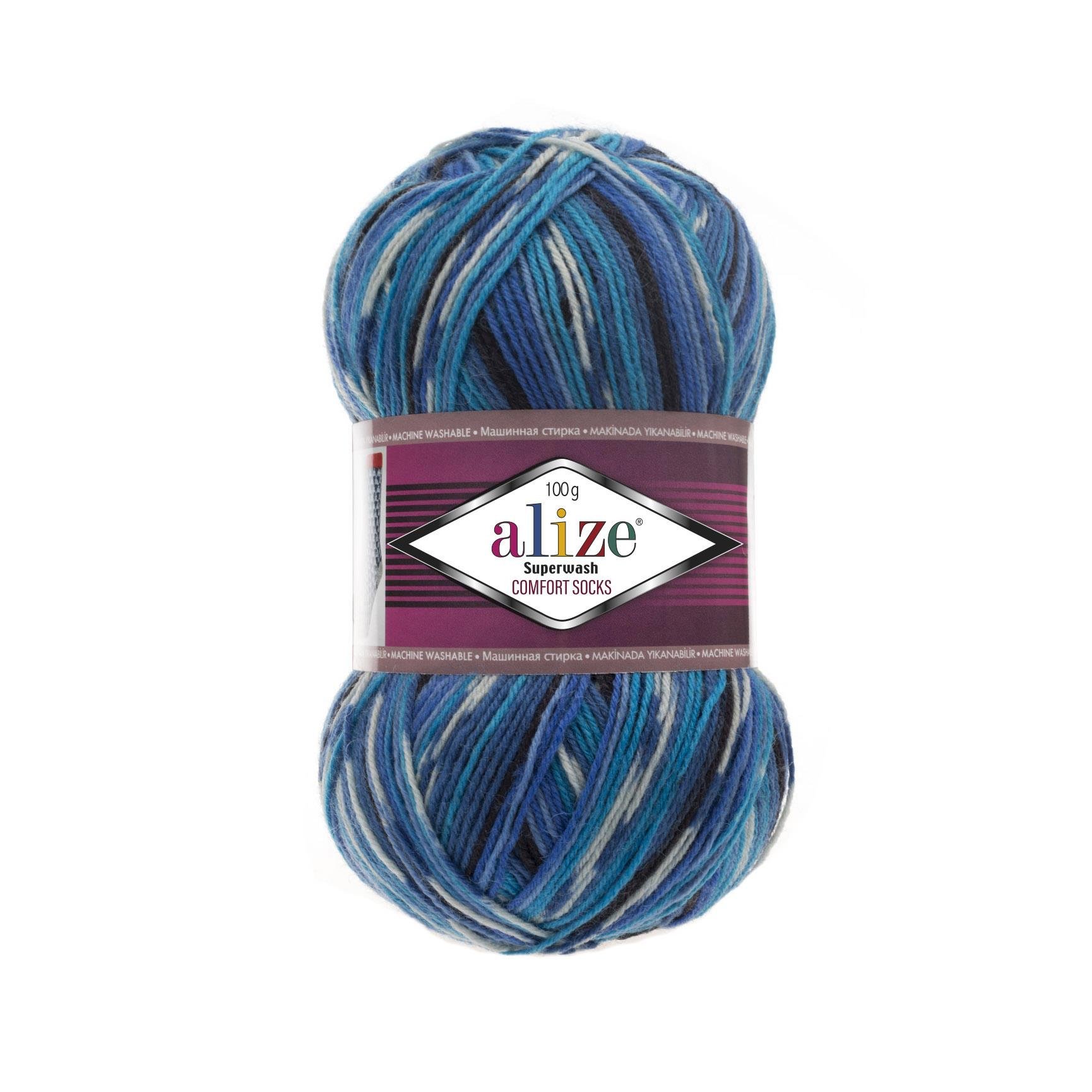 Alize Superwash Comfort Socks Yarn 100g 4446