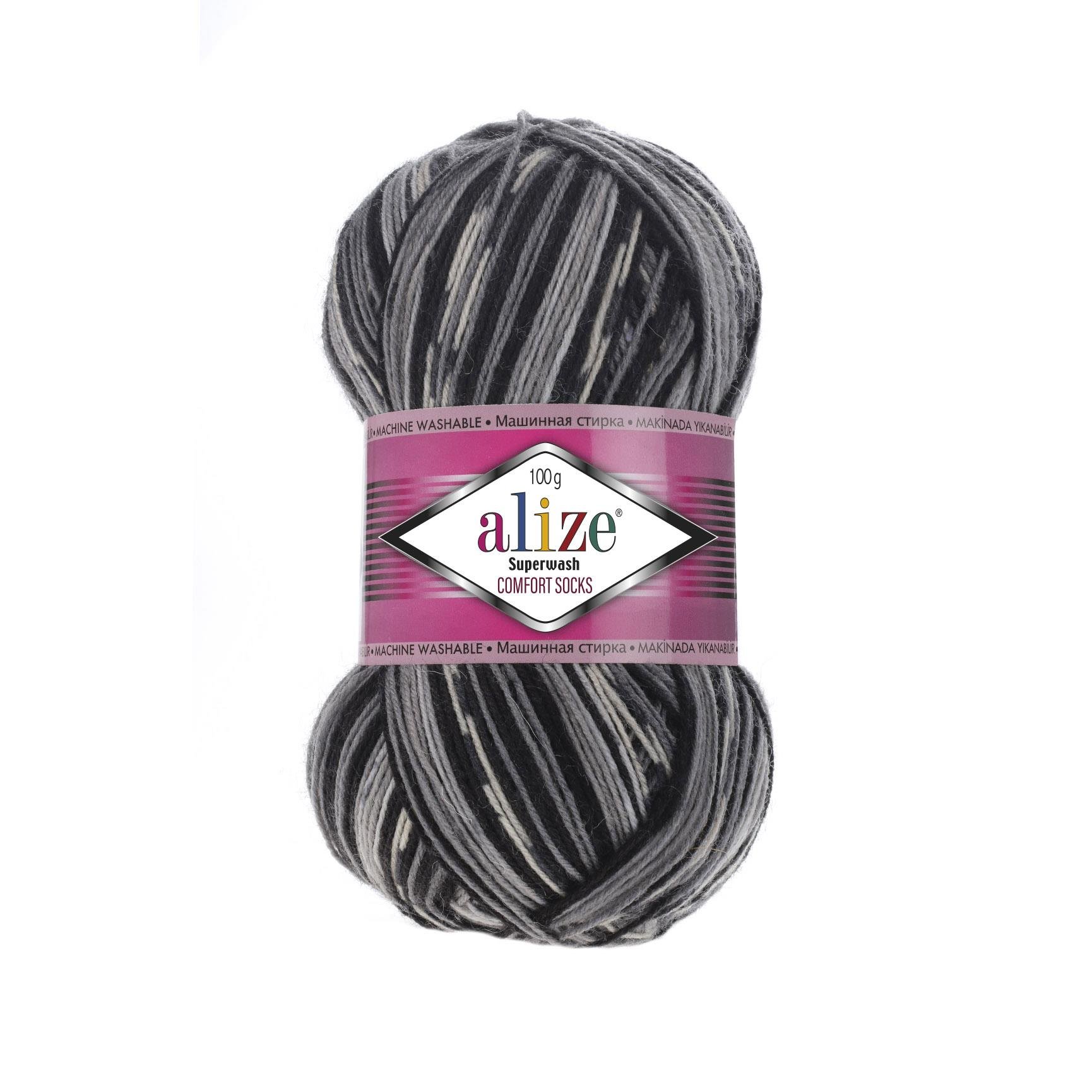 Alize Superwash Comfort Socks Yarn 100g 2695