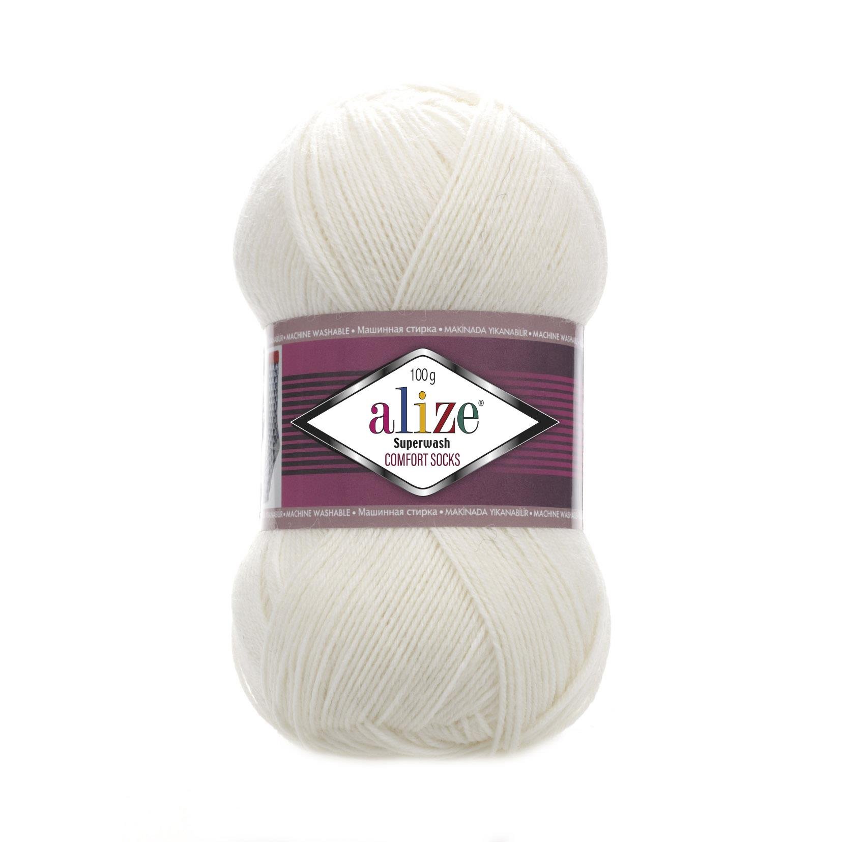 Alize Superwash Comfort Socks Yarn 100g 1