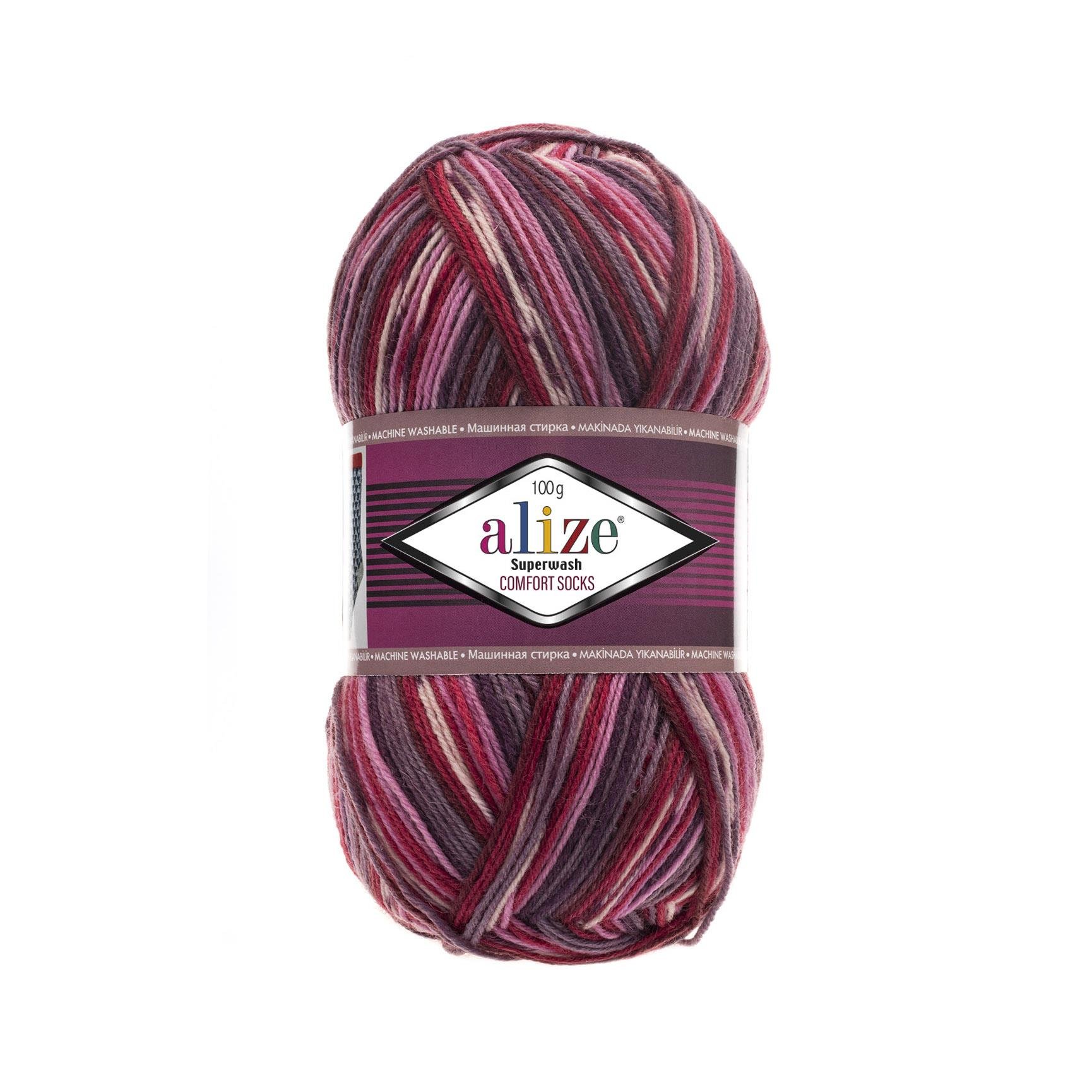 Alize Superwash Comfort Socks Yarn 100g 2698