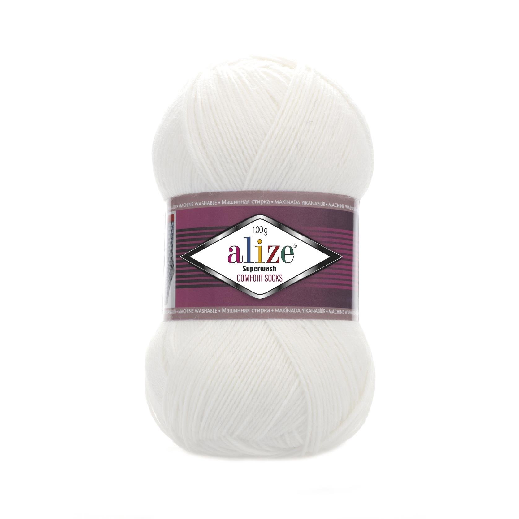 Alize Superwash Comfort Socks Yarn 100g 55