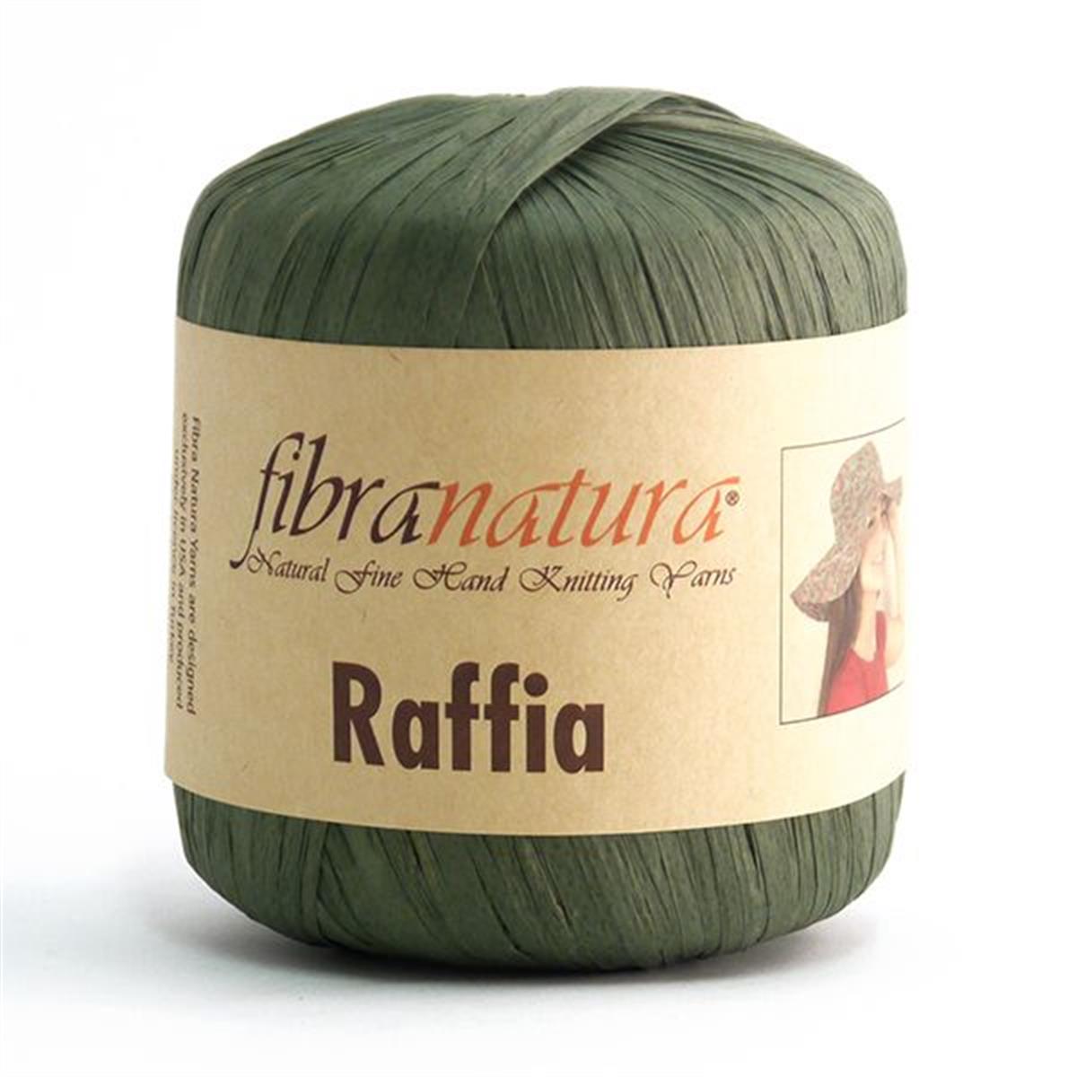 Red Natural Raffia Fiber, 6 oz Bag