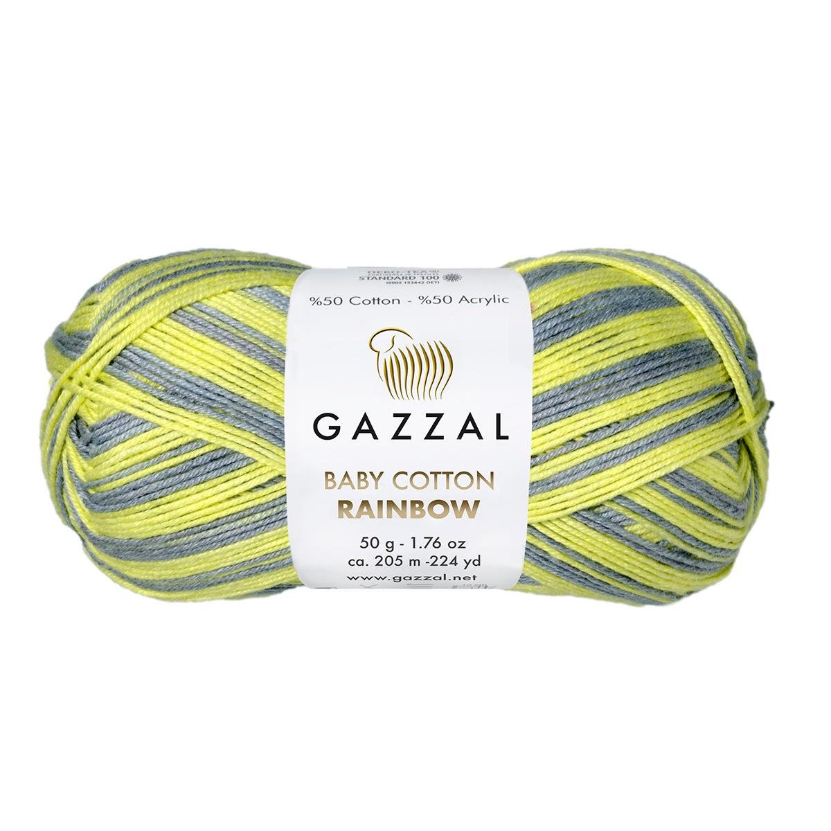 Gazzal Baby Cotton Rainbow 50g 479