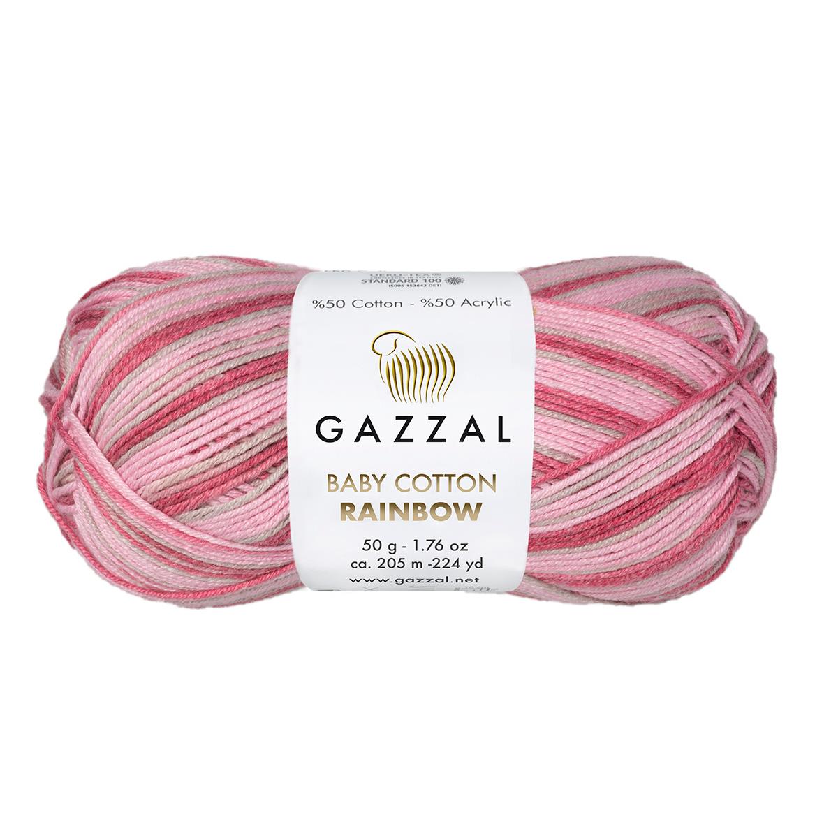 Gazzal Baby Cotton Rainbow 50g 482