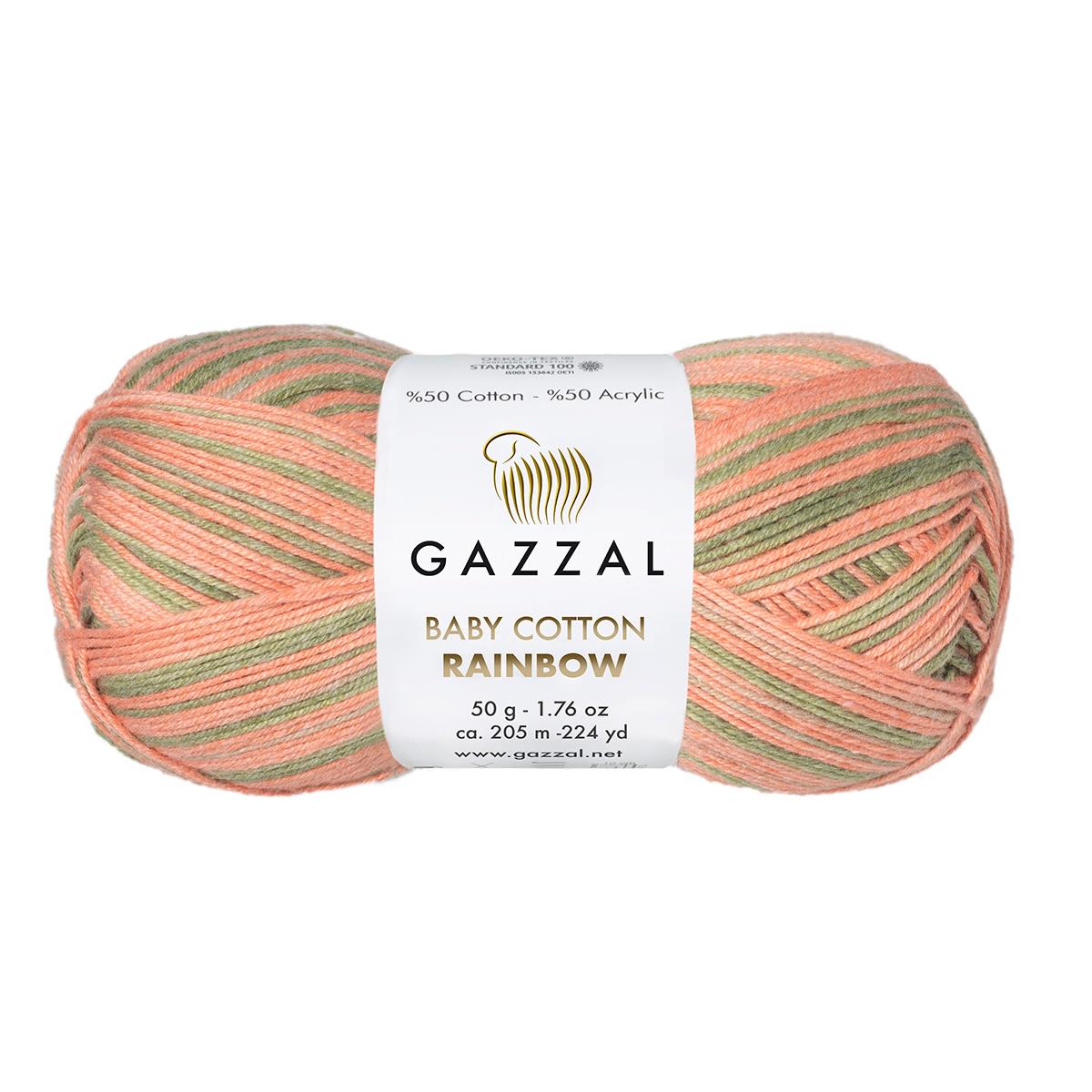 Gazzal Baby Cotton Rainbow 50g 483