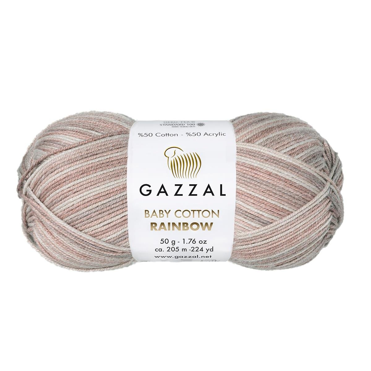 Gazzal Baby Cotton Rainbow 50g 485