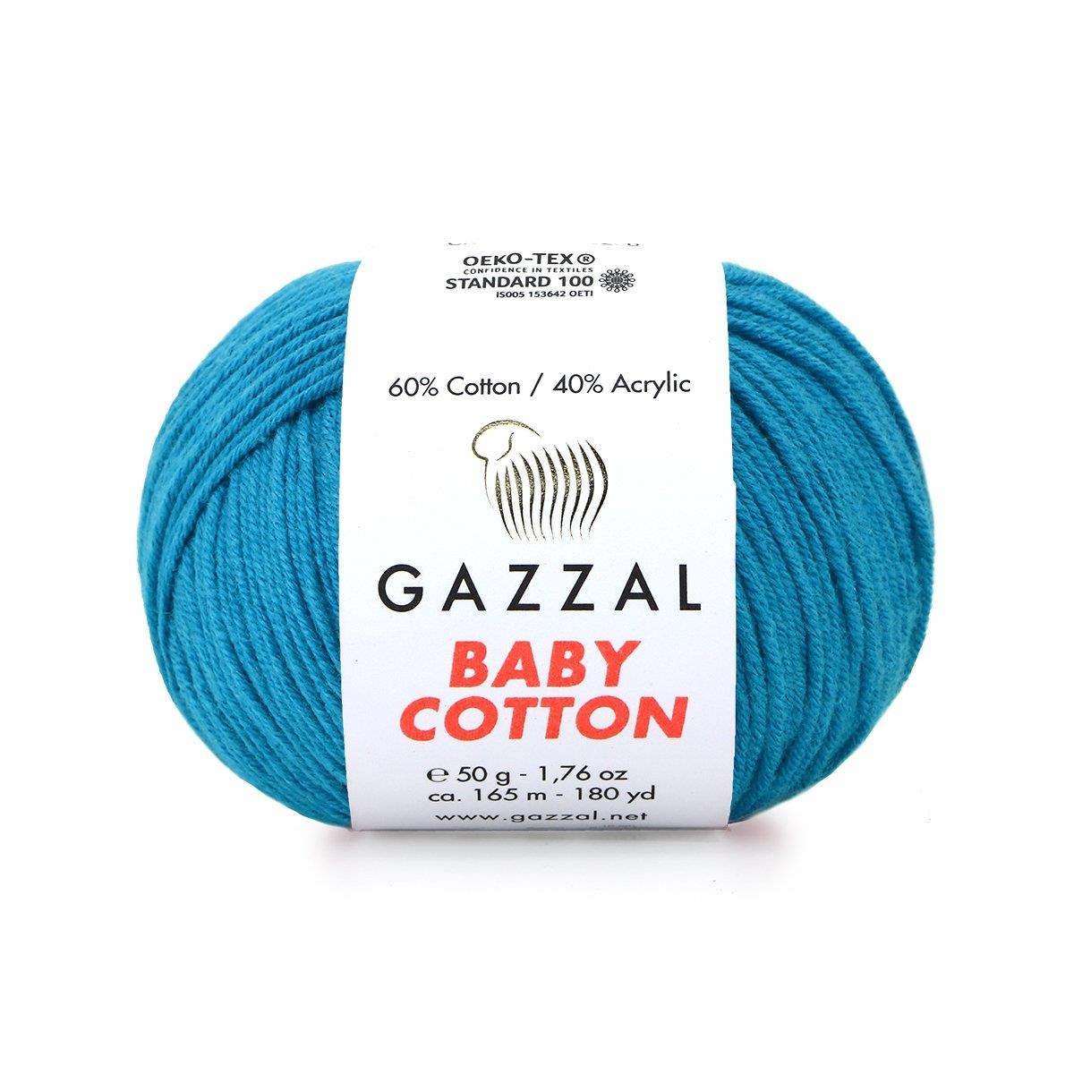 Gazzal Baby Cotton Yarn 50g 3428