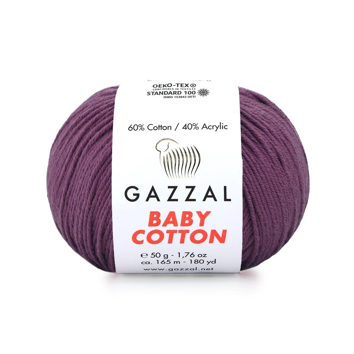 Gazzal Baby Cotton Yarn 50g 3441