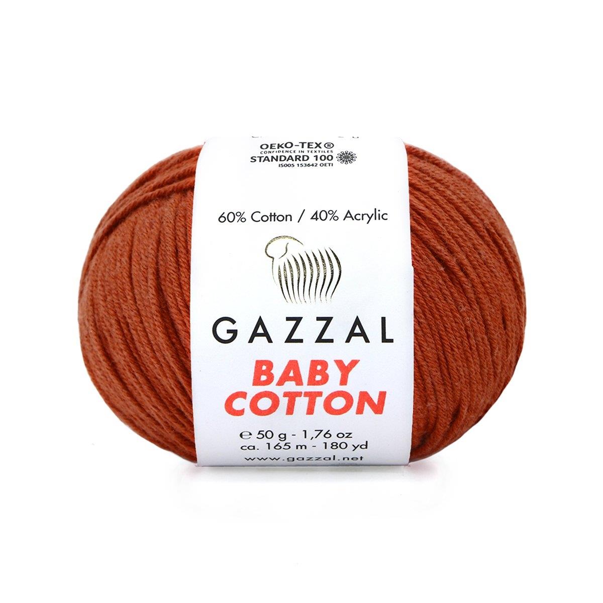 Gazzal Baby Cotton Yarn 50g 3453