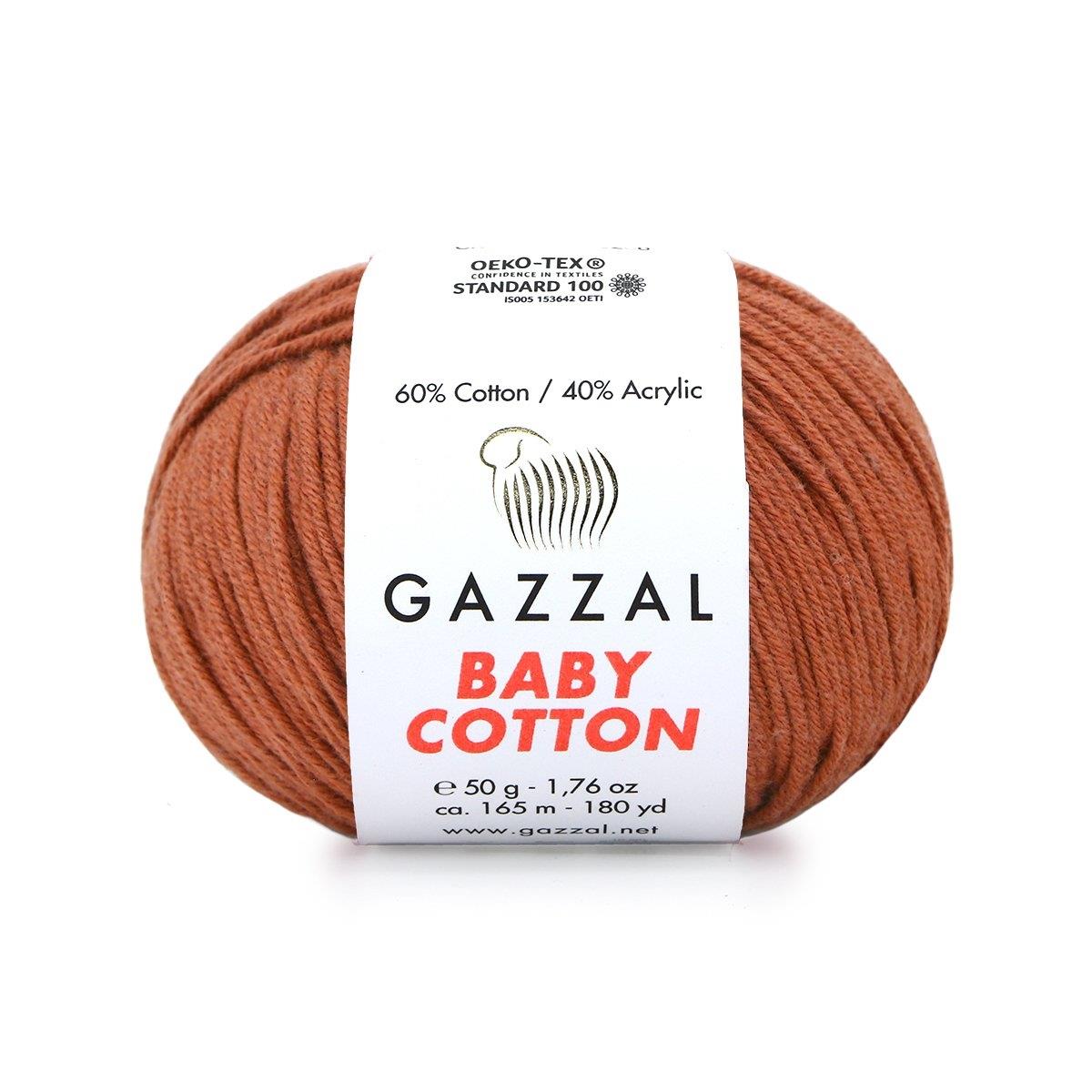 Gazzal Baby Cotton Yarn 50g 3454