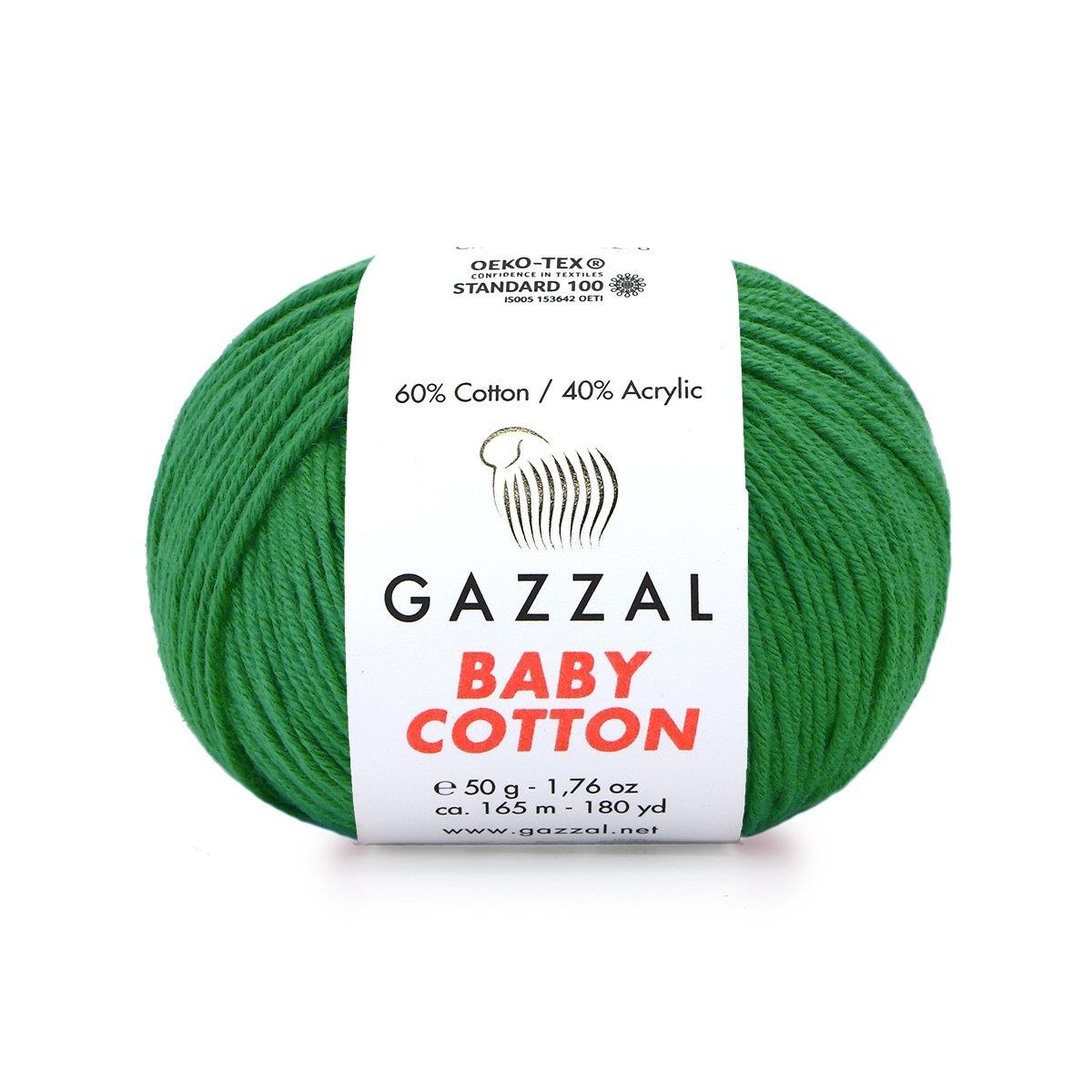 Gazzal Baby Cotton Yarn 50g 3456