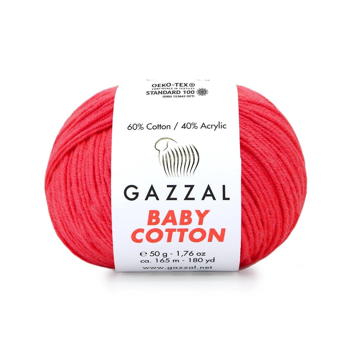 Gazzal Baby Cotton Yarn 50g 3458