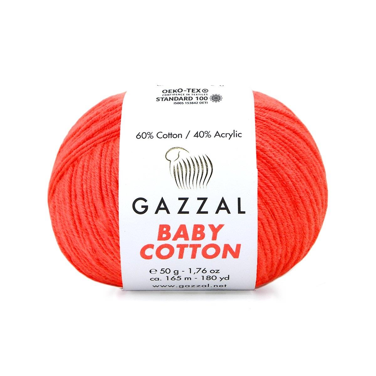 Gazzal Baby Cotton Yarn 50g 3459
