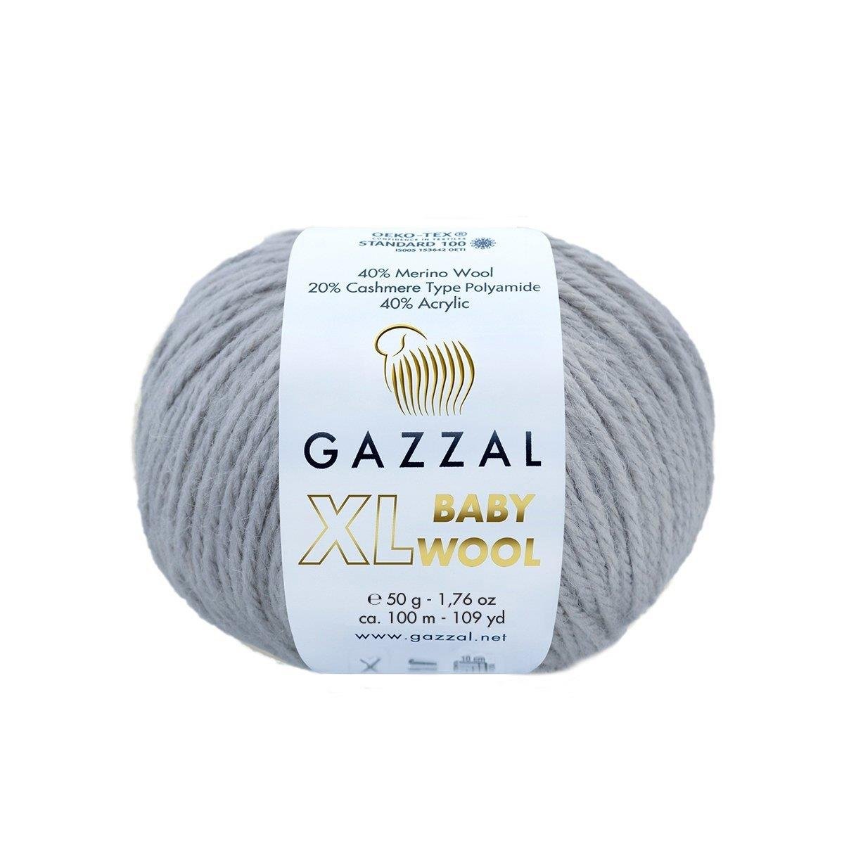 Gazzal Baby Wool XL 50g Yarn 817XL