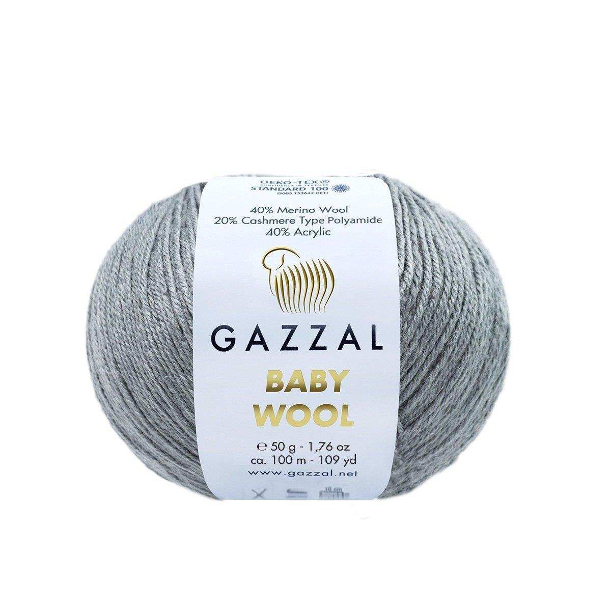 Gazzal Baby Wool XL 50g Yarn 818XL