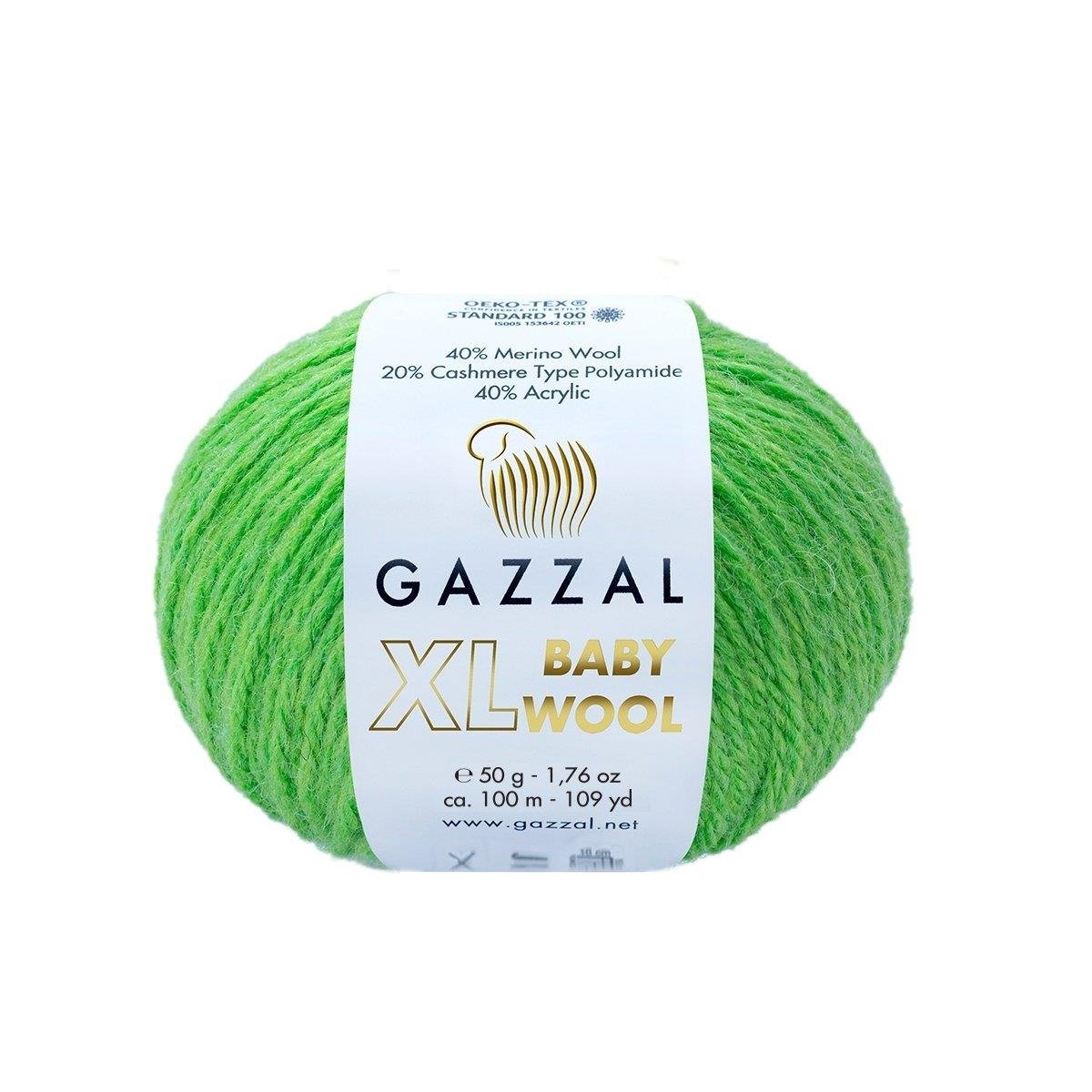 Gazzal Baby Wool XL 50g Yarn 821XL