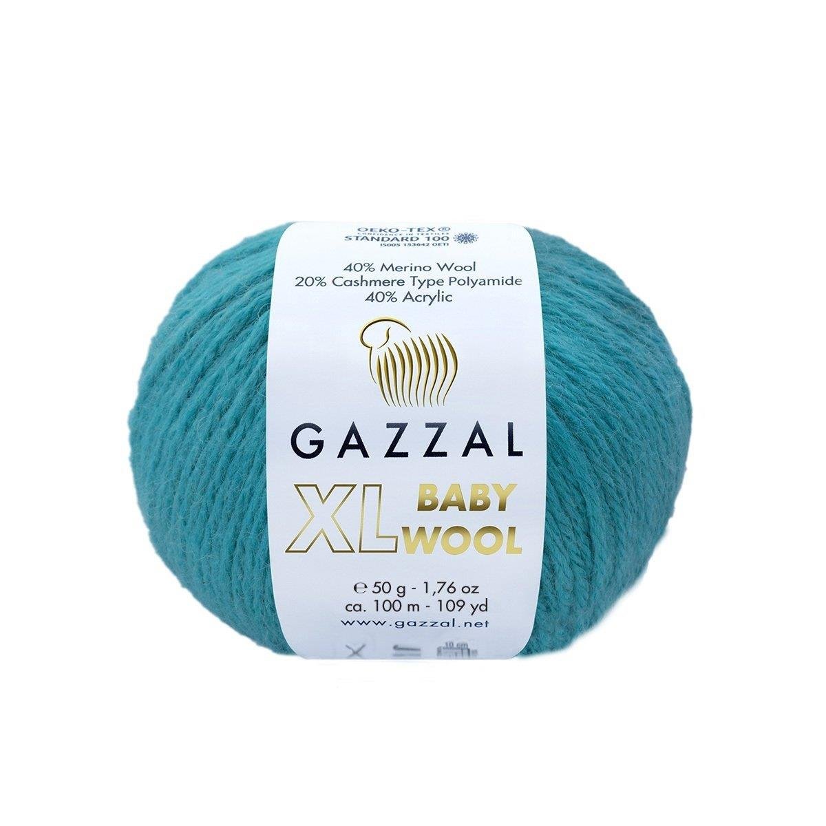 Gazzal Baby Wool XL 50g Yarn 832XL
