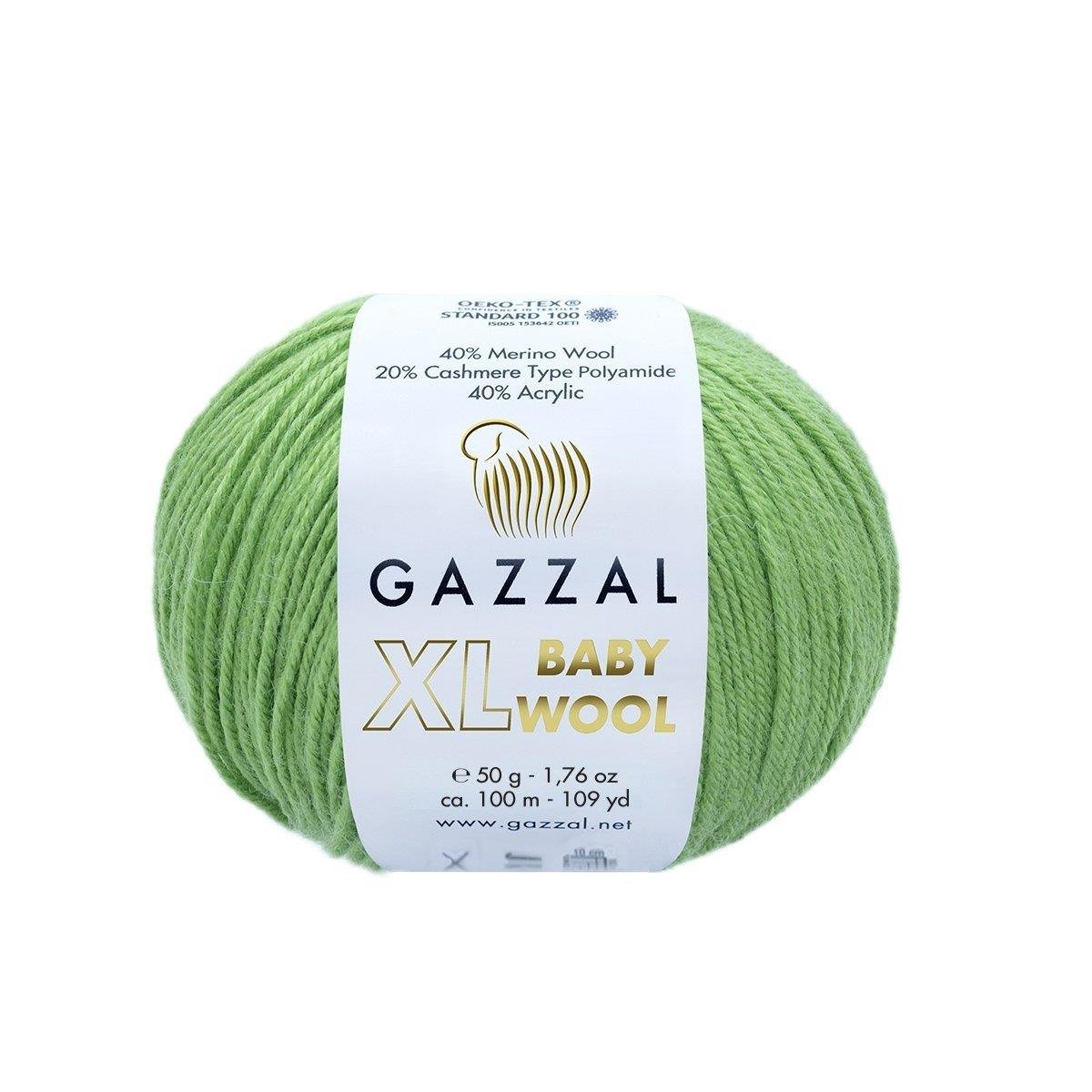 Gazzal Baby Wool XL 50g Yarn 838XL