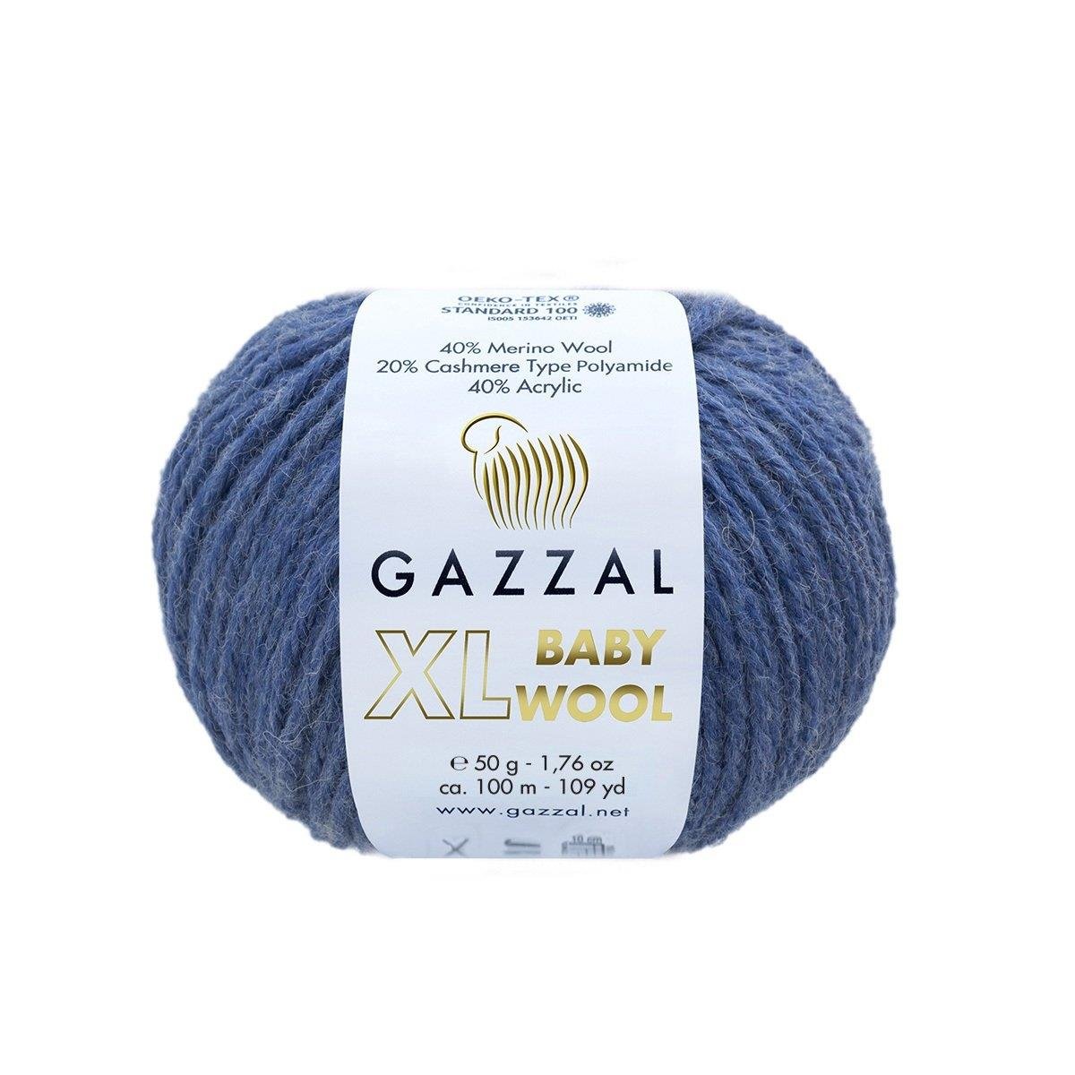 Gazzal Baby Wool XL 50g Yarn 844XL