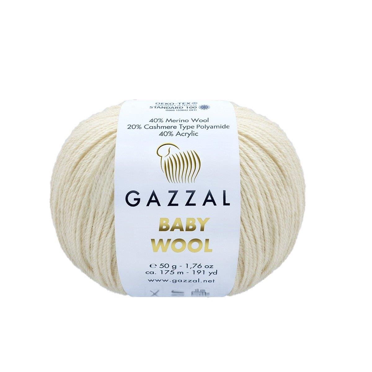 Gazzal Baby Wool Yarn 50g 829