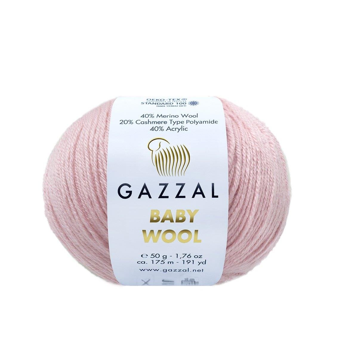 Gazzal Baby Wool Yarn 50g 836