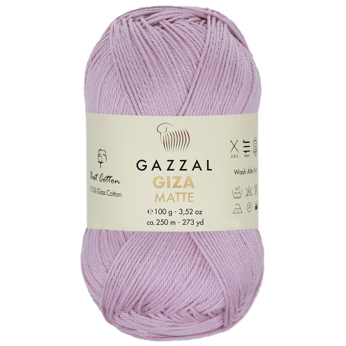 Gazzal Giza Matte Yarn 100g 5572 – Matte Egyptian Cotton Yarn for Crochet, Knitting & Summer Projects