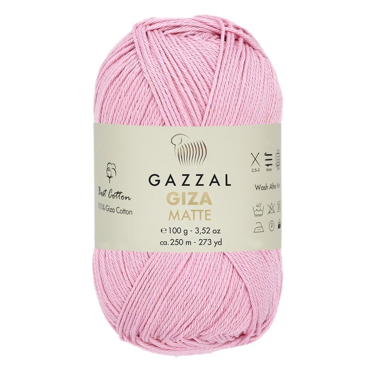 Gazzal Giza Matte Yarn 100g 5592 – Matte Egyptian Cotton Yarn for Crochet, Knitting & Summer Projects