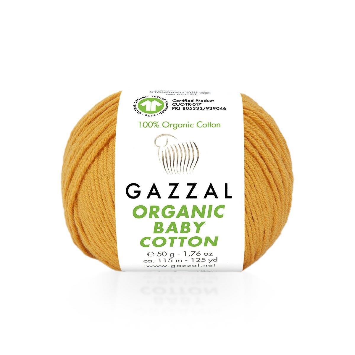 Gazzal Organic Baby Cotton Yarn 50g 418